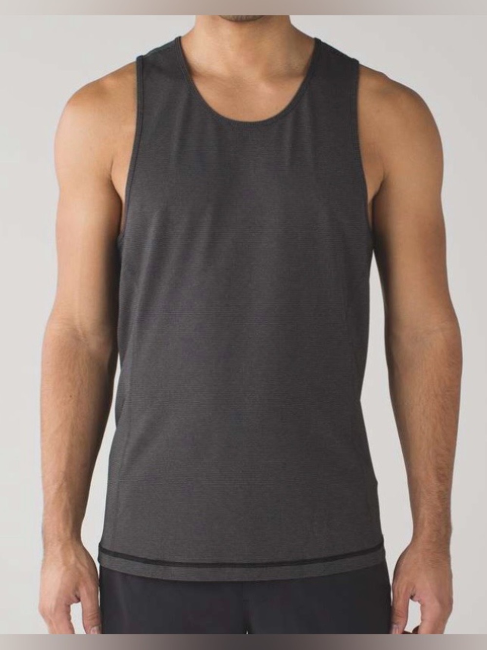 Lululemon Men’s Surge Tank Heathered Black Size S